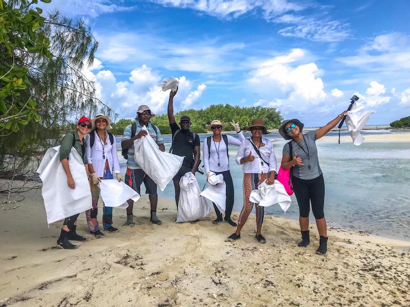 desroches seychelles outer islands clean-up