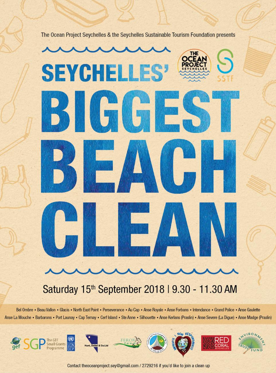 seychelles biggest beach clean up