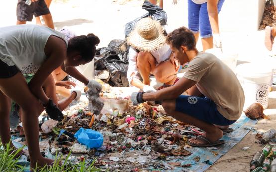 anse royale clean up photo