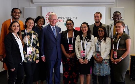 co-founder meets prince Charles the ocean project seychelles