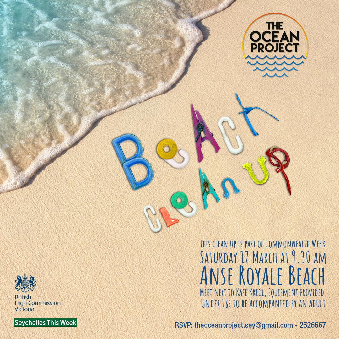 Anse Royale Clean Up poster